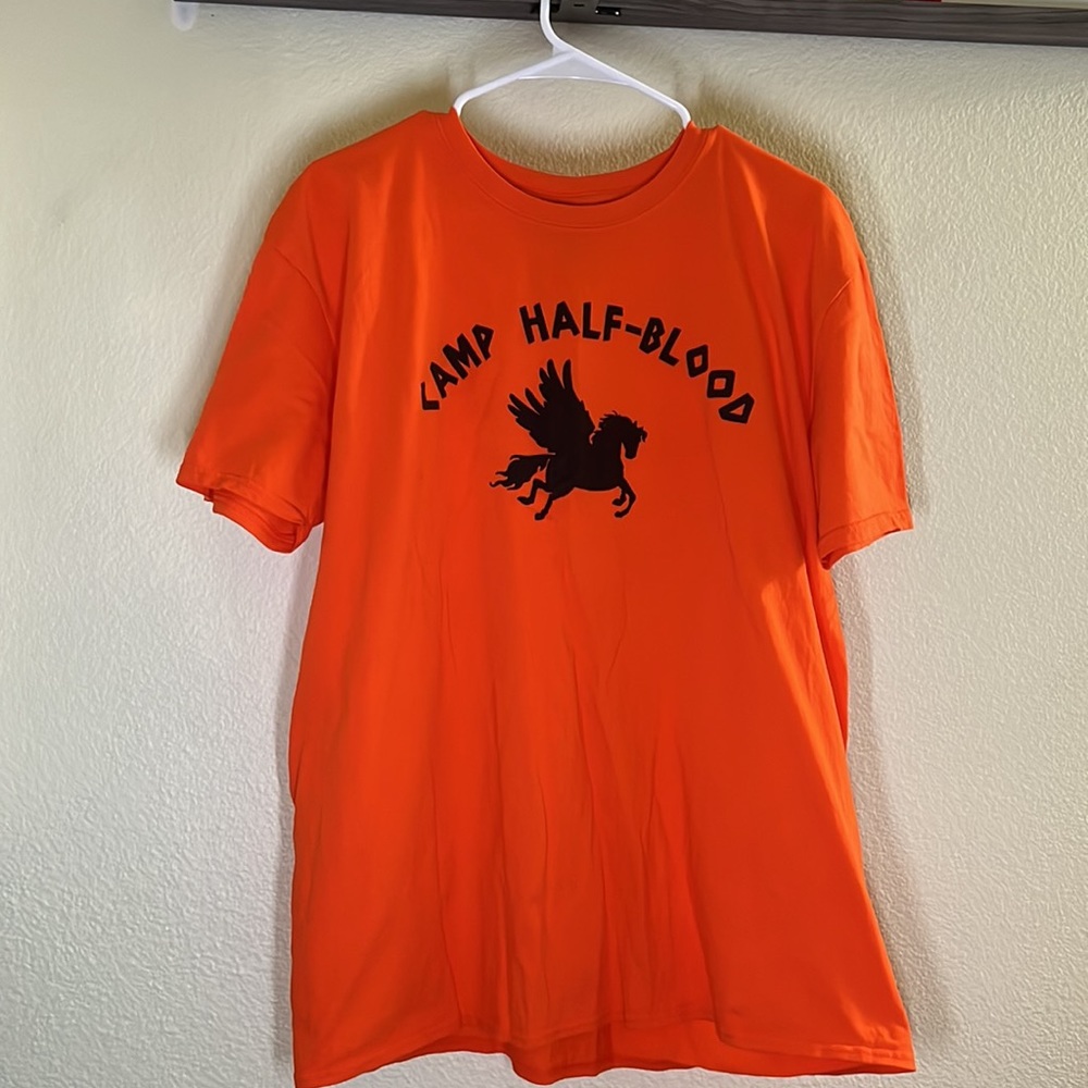 Halloween XL Camp Half-Blood Orange Shirt
